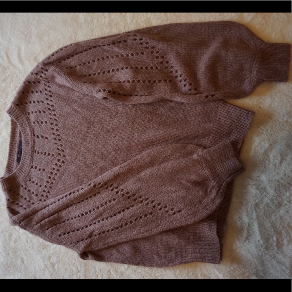 Knit Bell Sleeve Sweater Top